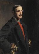 Philip Alexius de Laszlo Sir Robert Gresley, Eleventh Baronet oil painting on canvas